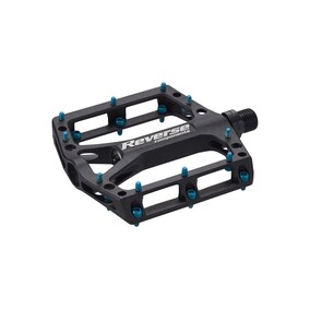Bike Pedals Black ONE Black/Light Blue