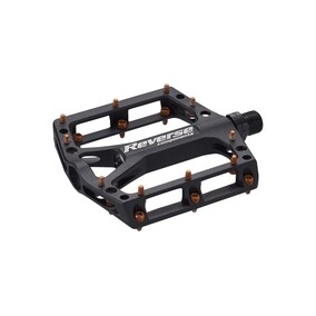 Bike Pedals Black ONE Black/Orange