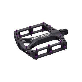 Bike Pedals Black ONE Black/Purple