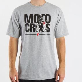 T-shirt Thor Motocross Grey XL