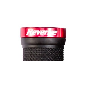 Reverse Classic Lock On MTB Grips Red Ends Ø29MM