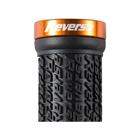 Handlebar Grips Bike Stamp Lock On Orange