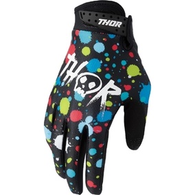 THOR MX YOUTH LAUNCHMODE SPLAT GLOVE BLACK