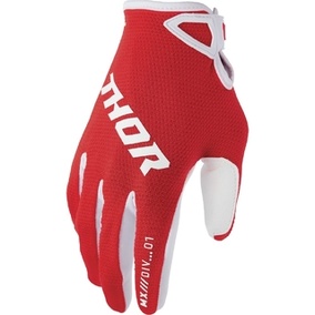 THOR MX YOUTH RIDEMODE STATIC GLOVE RED 