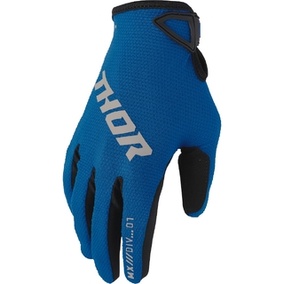 THOR MX YOUTH RIDEMODE STATIC GLOVE BLUE 