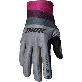 Thor Gloves Assist React Gray / Purple Large
