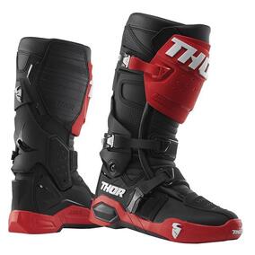THOR MX BOOTS RADIAL MENS RED/BLACK SIZE 8