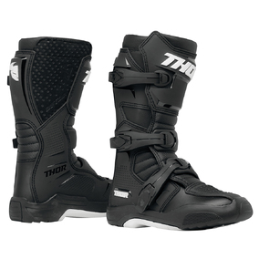 THOR MX BOOTS BLITZ XR YOUTH BK/WH SIZE 1