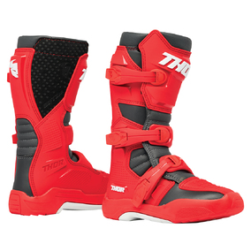 THOR MX BOOTS BLITZ XR YOUTH RD/CH SIZE 1