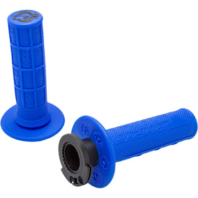 Torc 1 Defy 4 Stroke Blue MX Lock On Grips And Cams