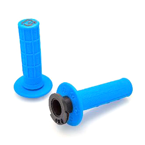 Torc 1 Defy 4 Stroke Electric Blue MX Lock On Grips And Cams
