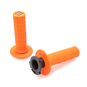 Torc 1 Defy 4 Stroke Orange MX Lock On Grips And Cams