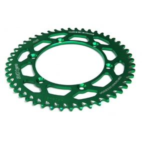 MX Pro Kawasaki Green Alloy T10 Race Series Rear Sprocket