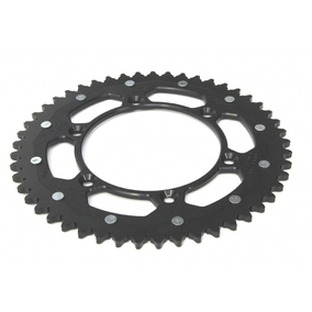 MX Pro Kawasaki Black Steel/Alloy Dual Drive Rear Sprocket