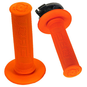 Torc 1 Defy Hot Lap Orange Lock On Grips And Cams