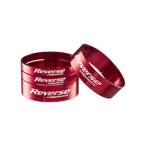 Stem Spacer Set Ultra-Light 1 1/8" Red