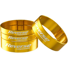 Stem Spacer Set Ultra-Light 1 1/8"  Gold