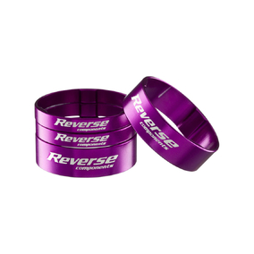 Stem Spacer Set Ultra-Light 1 1/8" Purple