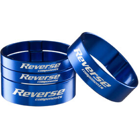 Stem Spacer Set Ultra-Light 1 1/8" Blue