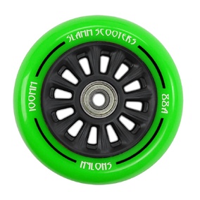 Slamm 100mm Ny-Core Wheels Green