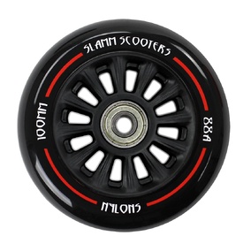 Slamm 100mm Ny-Core Wheels Black/Black