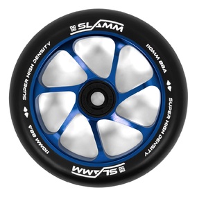 Slamm 110mm Team Wheel Black/Blue 110mm