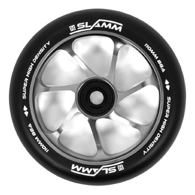 Slamm 110mm Team Wheel Black/Silver 110mm