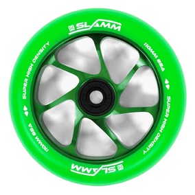 Slamm 110mm Team Wheel Green/Green 110mm