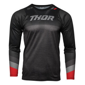 Jersey Thor MTB Assist Black/Grey X Large