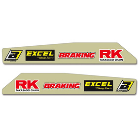 Honda CR/CRF Swingarm Decals - Blackbird Racing