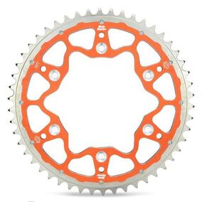 Moto-Master Husqvarna TC85 14-23 KTM 85SX 04-23 105SX 04-11 Fusion Dual-Ring Rear Sprocket Orange 49T