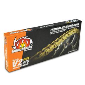  Moto-Master 415 V2 Non Sealed Gold Chain 130 Link