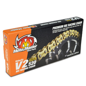 Moto-Master 520 V2 Lightweight Non-Sealed Gold Chain 120 Link