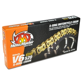 Moto-Master X-Ring Gold V6 520 Chain 