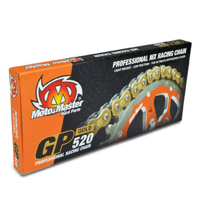 Moto-Master 520 GP Series Non Sealed Gold Chain 118 Link