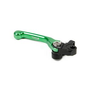 Torc 1 Racing Kawasaki KX65 KX80 KX85 KX100 KX250 KXF250 KXF450 Green Flex Front Brake Lever