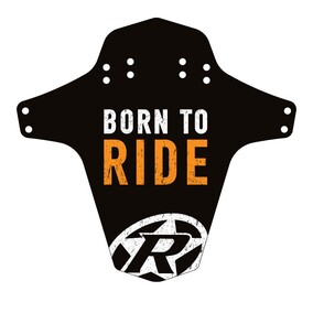 Mudguard MTB Bike Born to Ride Black Orange