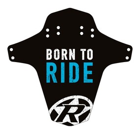 Mudguard MTB Bike Born to Ride Black LT Blue