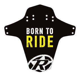 Mudguard MTB Bike Born to Ride Black Yellow