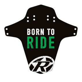 Mudguard MTB Bike Born to Ride Black Neon Green