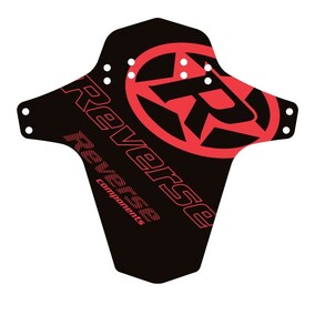 Mudguard MTB Bike Black Red