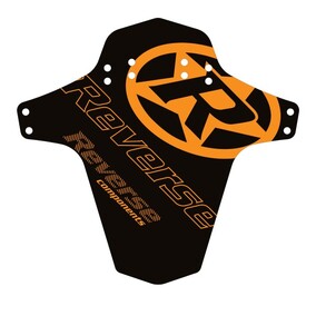 Mudguard MTB Bike Black Orange