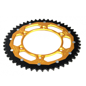 MX Pro Suzuki RM/RMX/RMZ/DRZ Gold Steel/Alloy Dual Drive Rear Sprocket