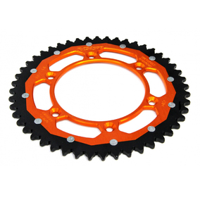 MX Pro KTM 65SX Husqvarna TC65 Orange Steel/Alloy Dual Drive Rear Sprocket