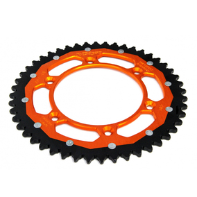 MX Pro KTM 85-105SX Husqvarna TC85 Orange Steel/Alloy Dual Drive Rear Sprocket