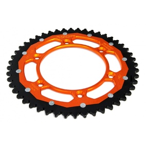 MX Pro KTM Husqvarna Husaberg GasGas Orange Steel Alloy Dual Drive Rear Sprocket