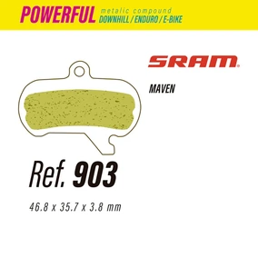 LESS 903 Powerful Metal Brake Pads – SRAM Maven