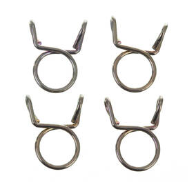 All Balls Racing Fuel Hose Clamp Kit - 9mm Wire (4 Pack)