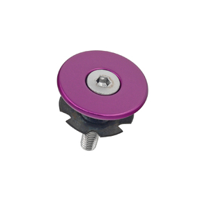 Bicycle steering top cap Anodized purple