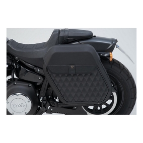 LEGEND GEAR SIDE BAG LH2 SW MOTECH SIDE CARRIER LEFT HARLEY SOFTAIL FAT BOB 2017-ON